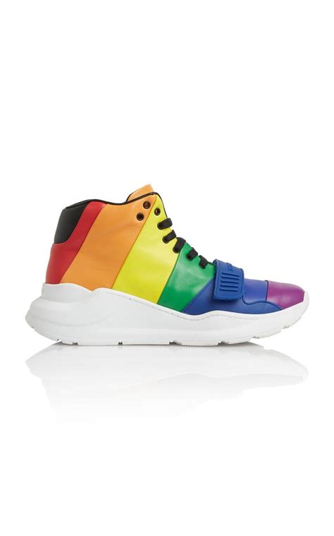 burberry regis sneakers rainbow